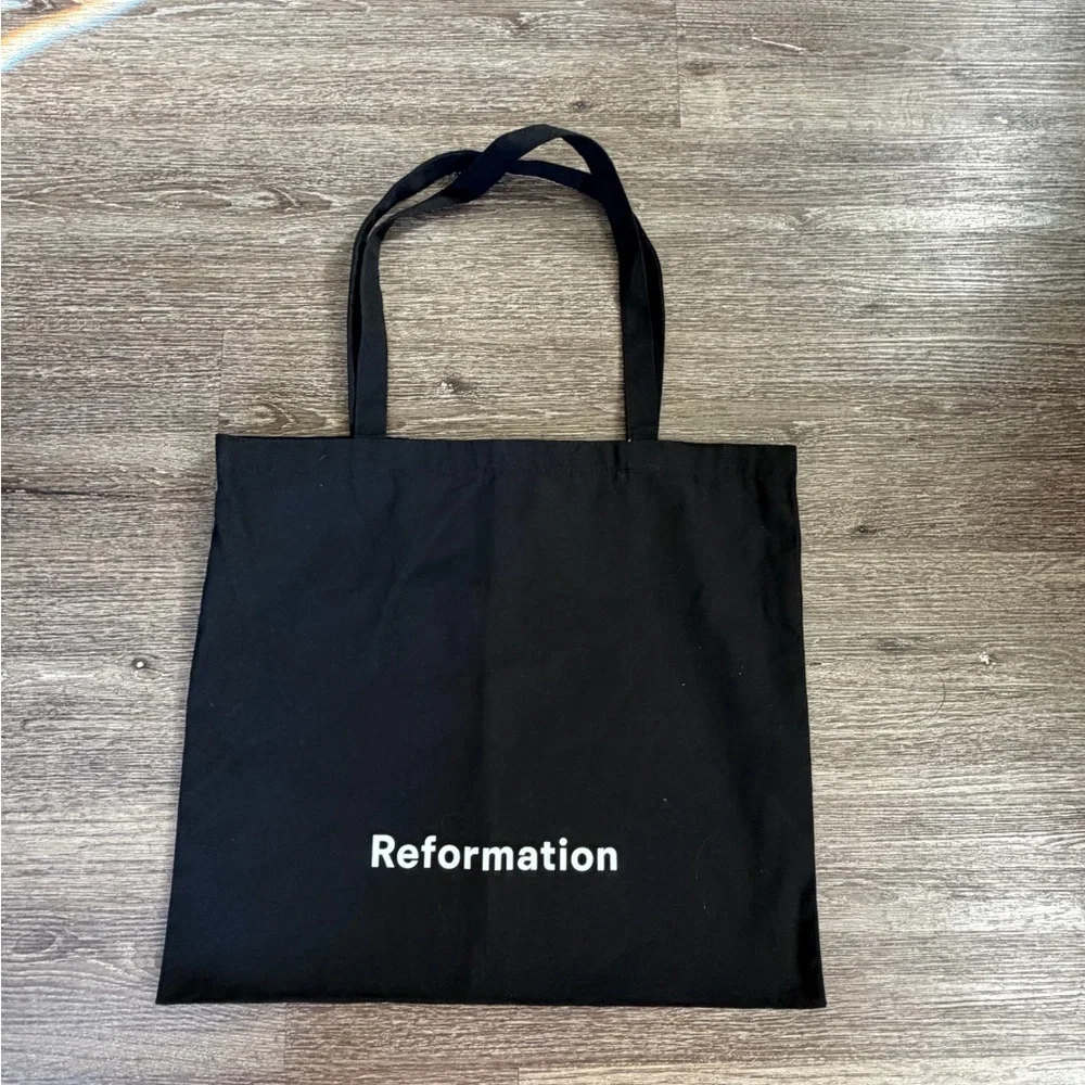 Reformation Classic Black Tote